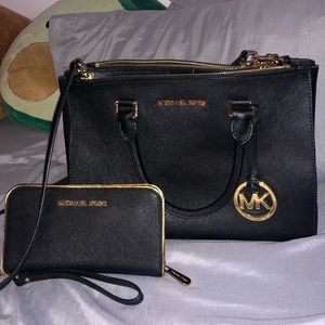 Michael Kors purse and wallet